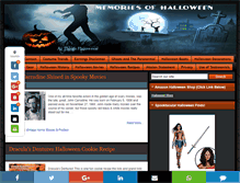 Tablet Screenshot of memoriesofhalloween.com